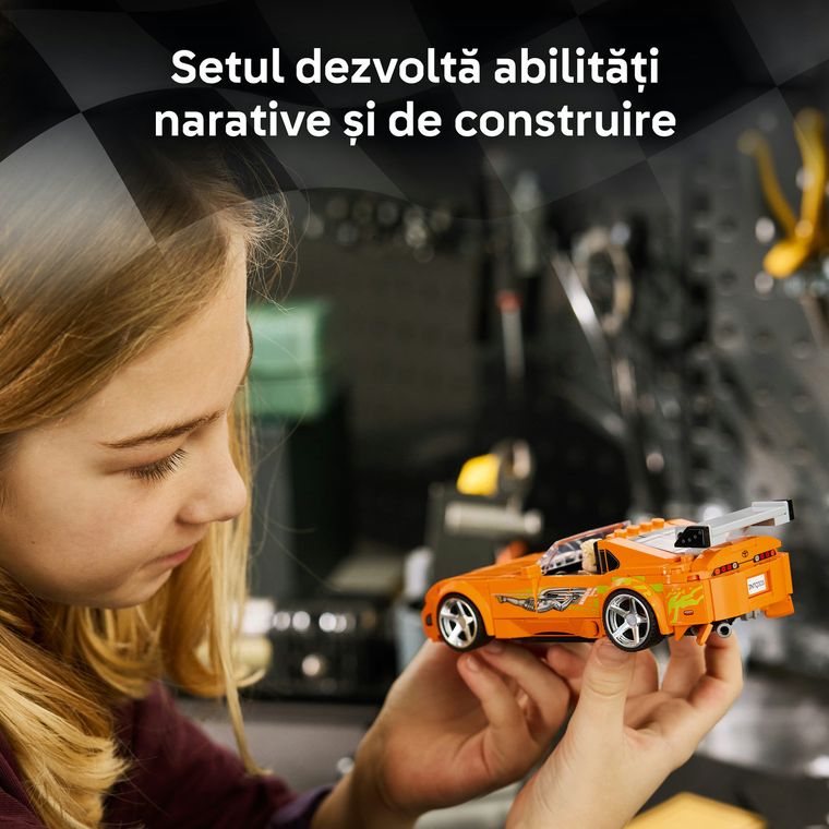 LEGO Speed Champions, Toyota Supra MK4 din Furios si iute, 77260