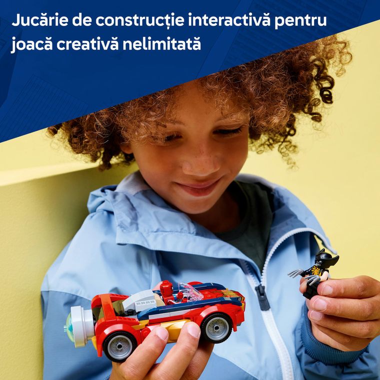 LEGO Super Heroes, Omul Paianjen in masina vs Wolverine venomizat, 76336