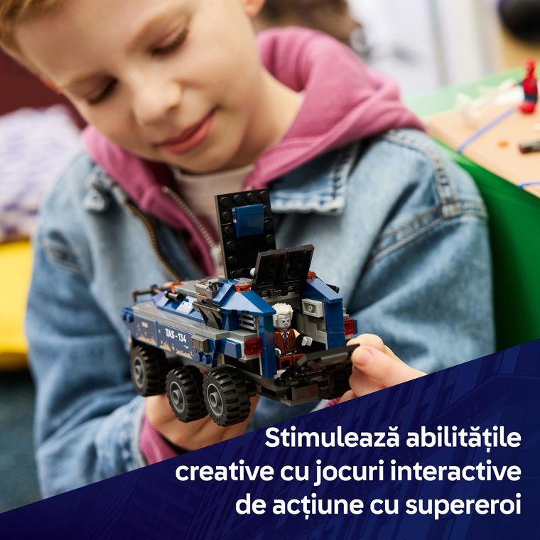 LEGO Super Heroes, Urmarire cu Omul Paianjen si masina inchisorii, 76349