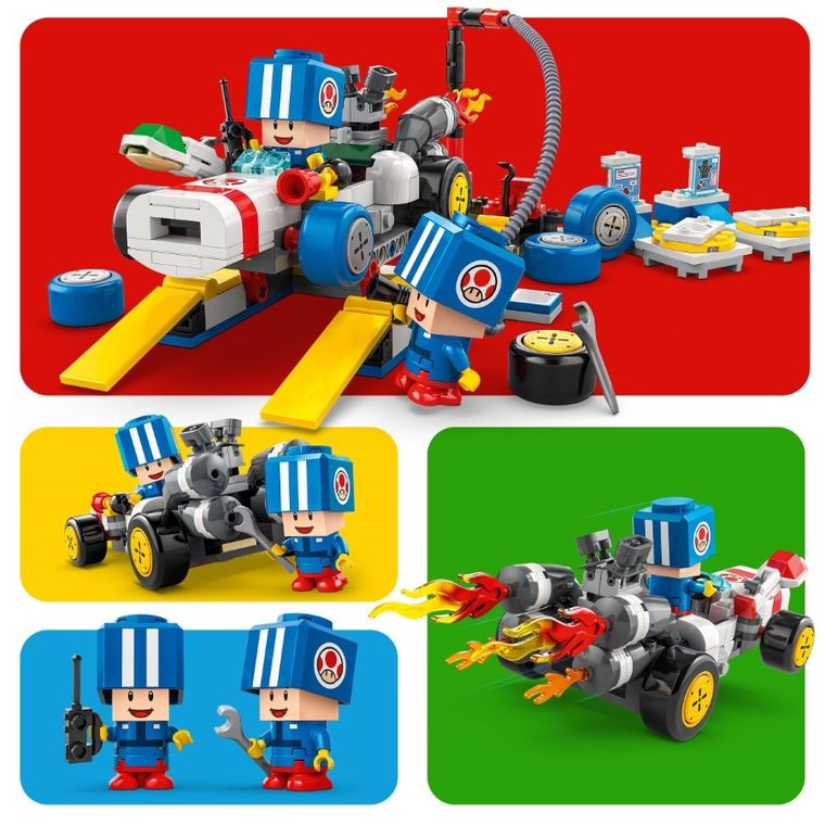 LEGO Super Mario, Mario Kart - Garajul lui Toad, 72035