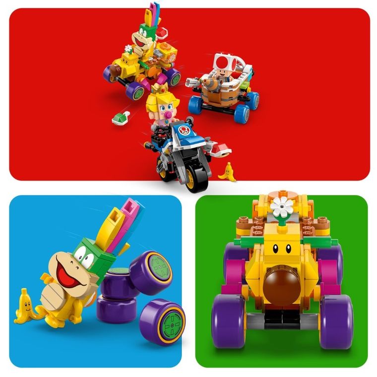 LEGO Super Mario, Mario Kart - Set Baby Peach si Grand Prix, 72036