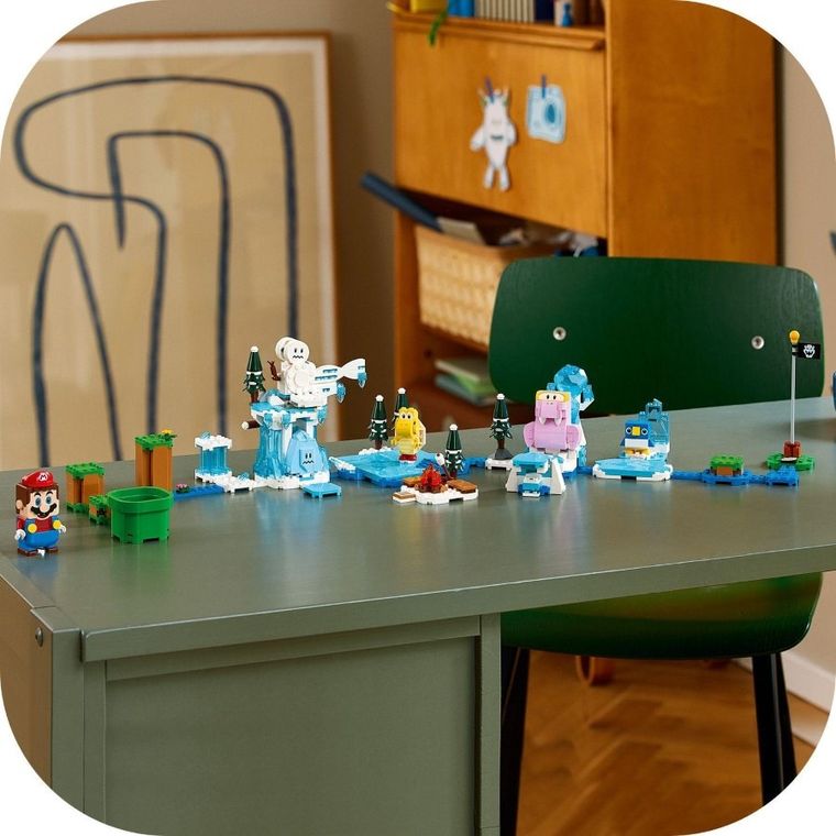 LEGO Super Mario, Set de extindere Morsel si aventura lui in zapada, 71417