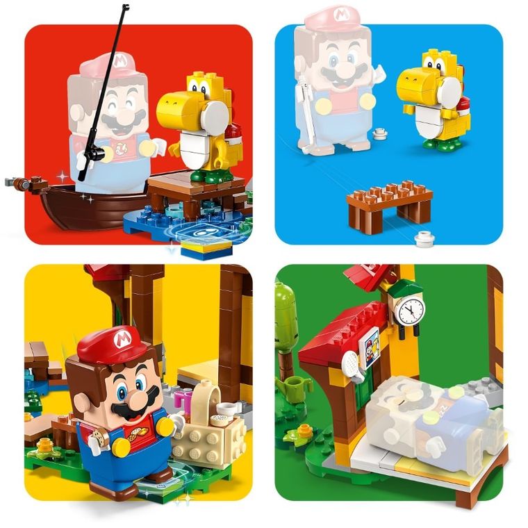 LEGO Super Mario, Set de extindere Picnic la casa lui Mario, 71422