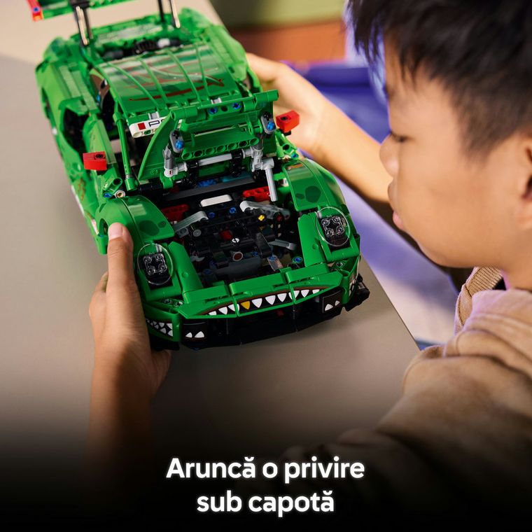 LEGO Technic, Masina Porsche 911 GT3 R REXY AO Racing, 42224