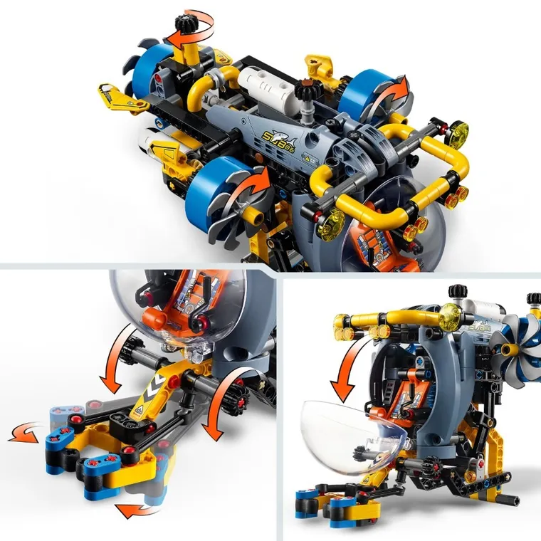 LEGO Technic, Submarin de cercetare la mare adancime, 42201