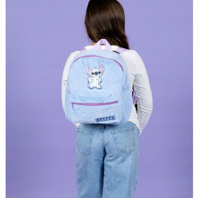 Lilo si Stitch, rucsac de plus pentru copii de varsta prescolara