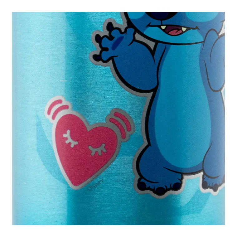 Lilo si Stitch, sticla de apa din aluminiu cu maner, 730 ml