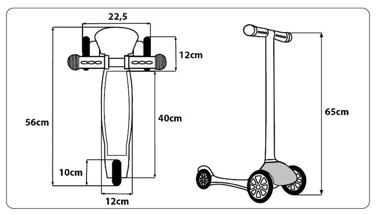 Lilo si Stitch, trotineta cu 3 roti