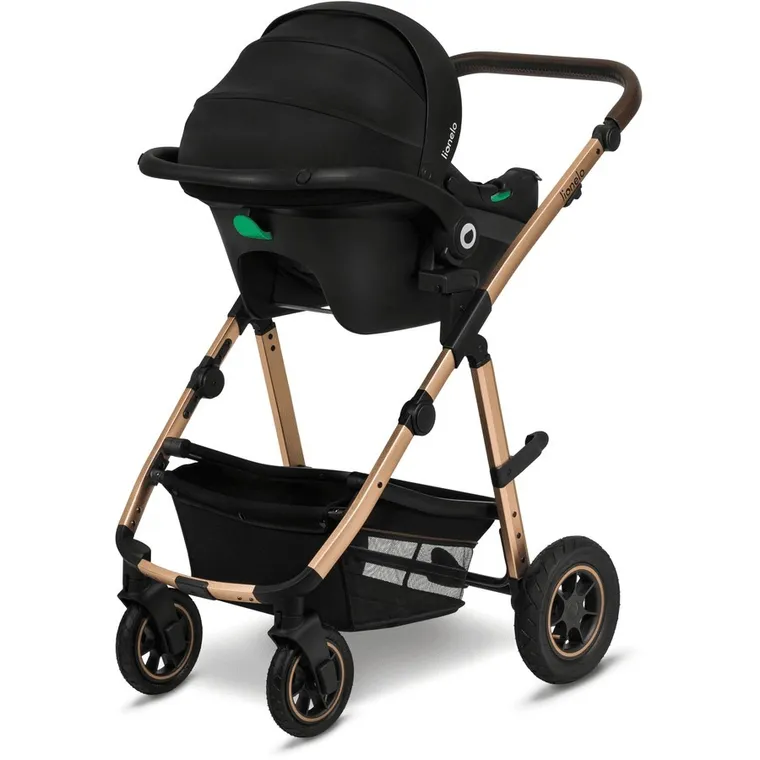 Lionelo, Amber, carucior multifunctional 3in1, Black Onyx