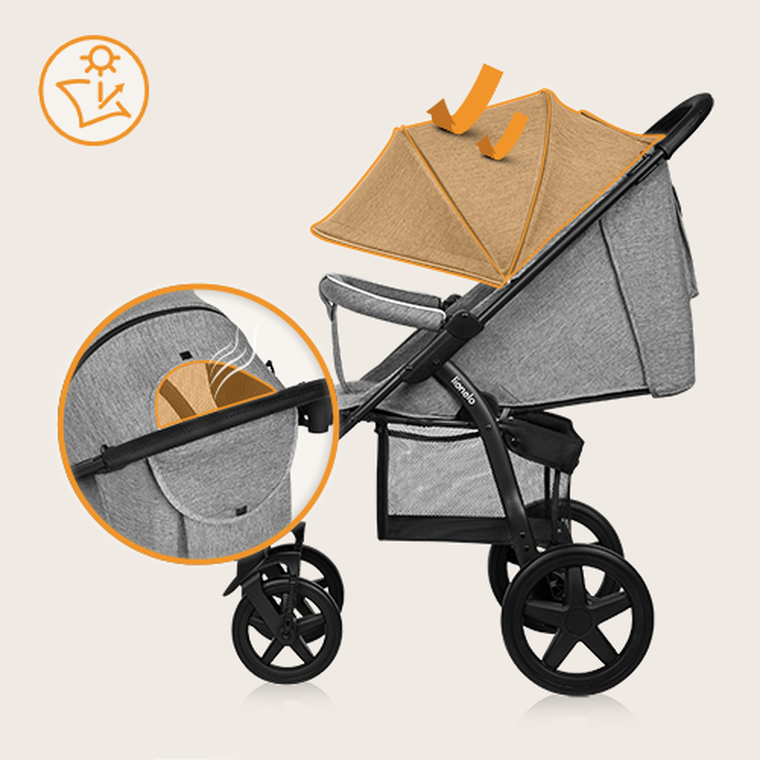 Lionelo, Annet Plus, carucior sport, Concrette