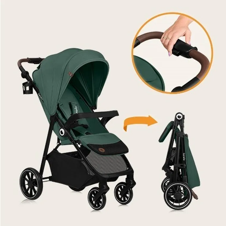 Lionelo, Annet Plus, carucior sport, Green Forest