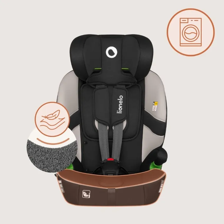 Lionelo, Billy, scaun auto, i-Size, Beige Latte, 76-150 cm