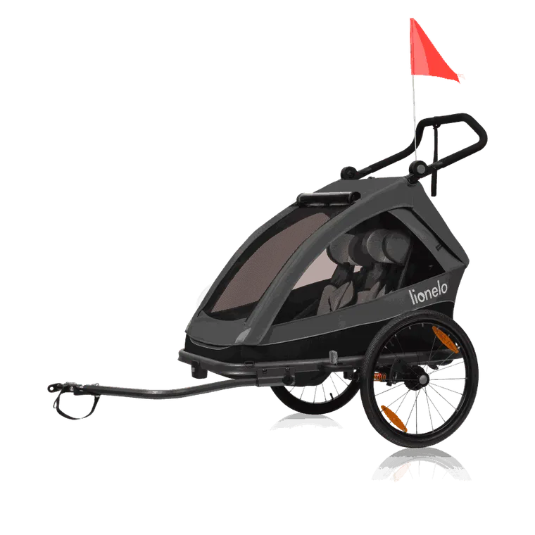 Lionelo, Cama, remorca bicicleta, Grey Graphite