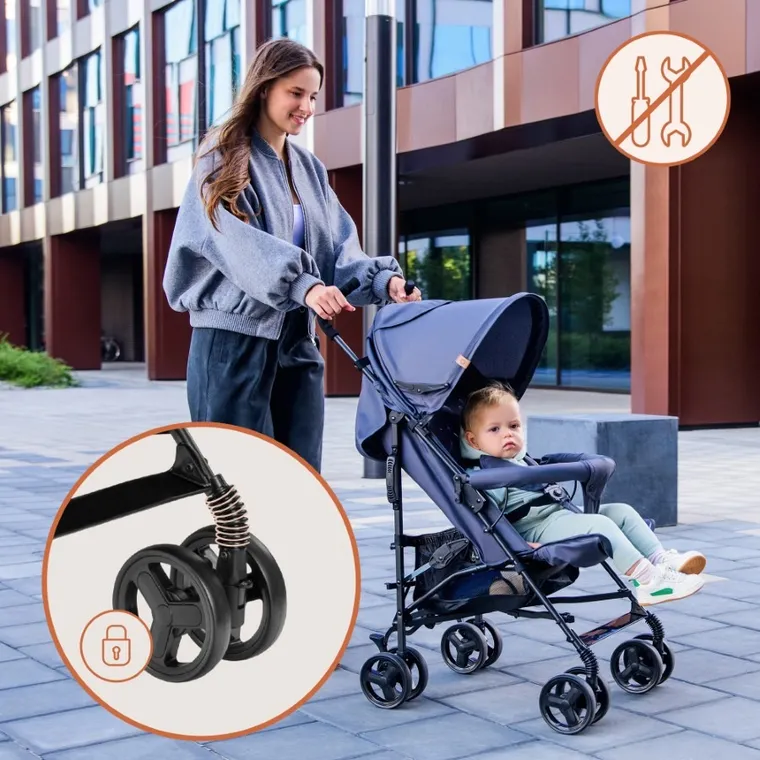 Lionelo, Elia, carucior sport, Brown Chocolate