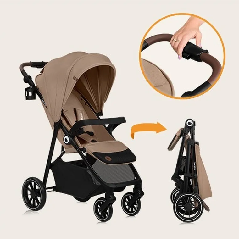 Lionelo, Emma One, carucior sport, Beige Sand