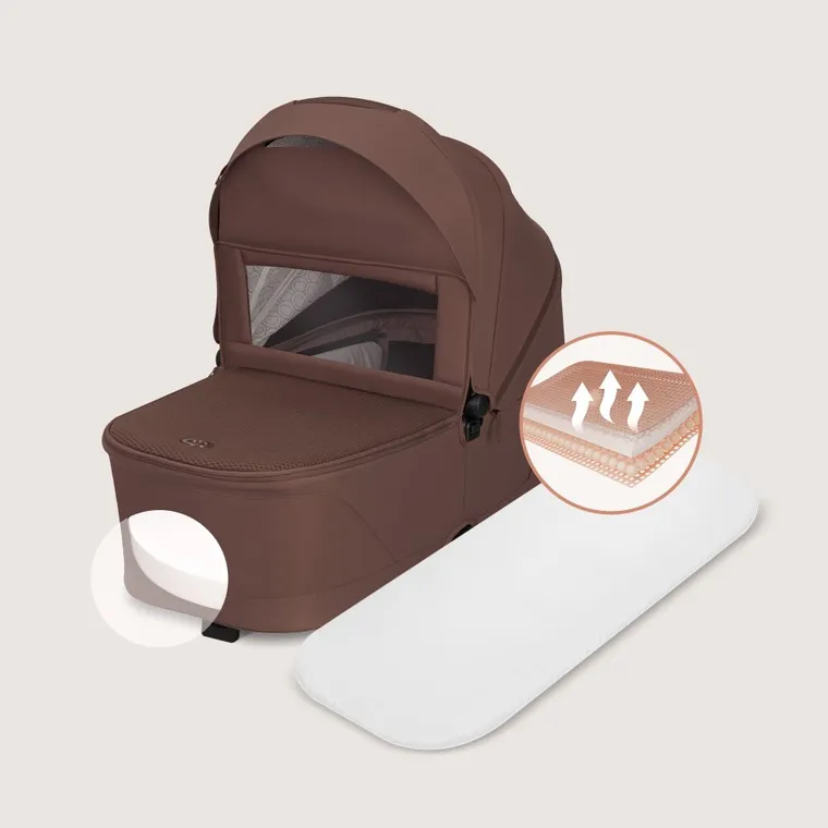 Lionelo, Freya, carucior multifunctional 2in1, Brown Chocolate