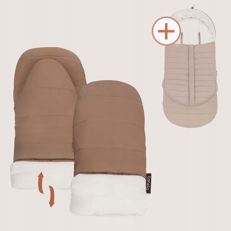 Lionelo, Handmuff, manusi calduroase pentru carucior, oli nutty