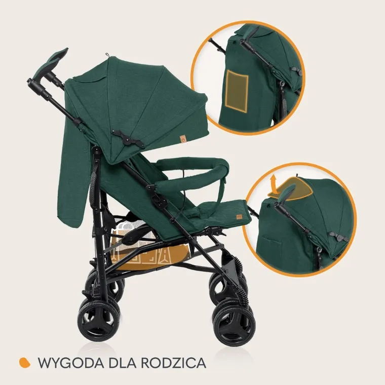 Lionelo, Irma, carucior sport, Green Forest