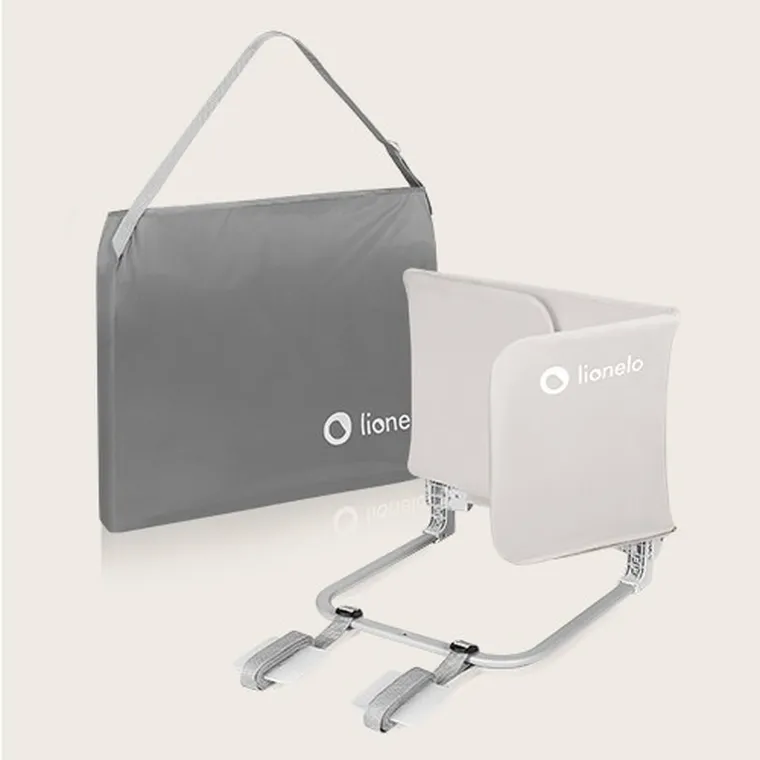 Lionelo, Lora, bariera de siguranta pentru patut, Beige Sand