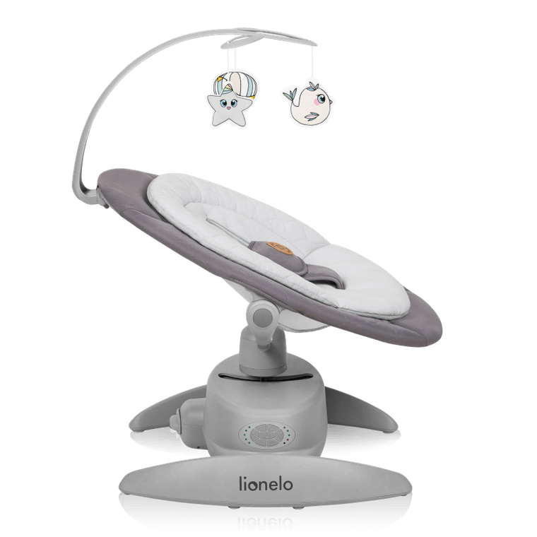 Lionelo, Mell, leagan ergonomic, Grey Stone