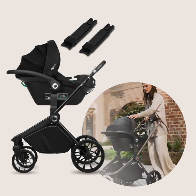 Lionelo, Mika Plus, carucior multifunctional, 3in1, Green Olive