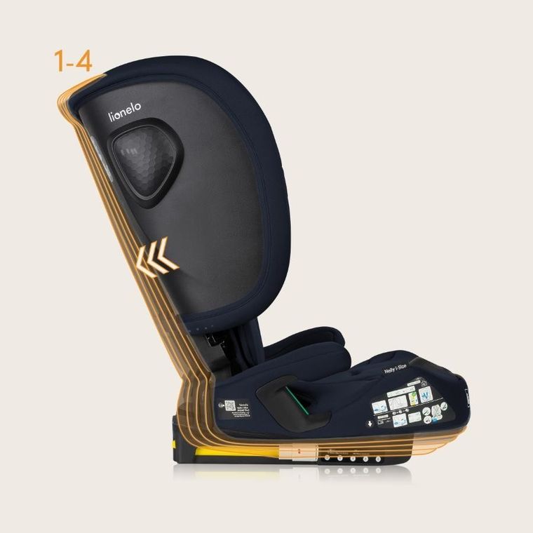 Lionelo, Nelly, scaun auto, i-Size, Blue Navy, 76-150 cm