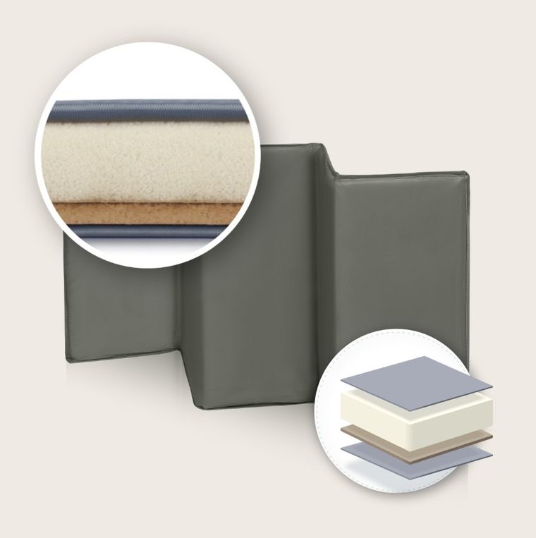 Lionelo, Sven Plus, patut de volaj cu accesorii, Beige Olive