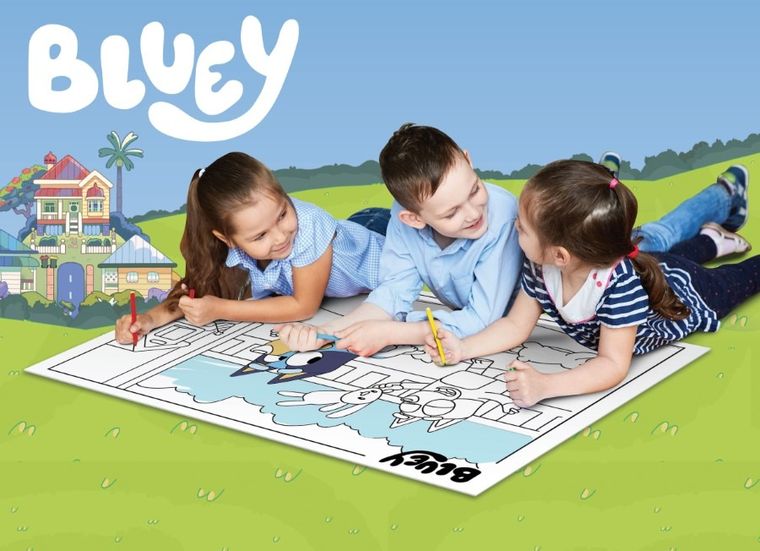 Lisciani, Bluey, puzzle cu doua fete, 60 piese