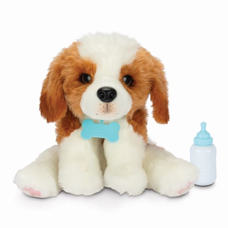 Little Live Pets, Catelusul meu adevarat, catel si cusca de transport, jucarie de plus interactiva