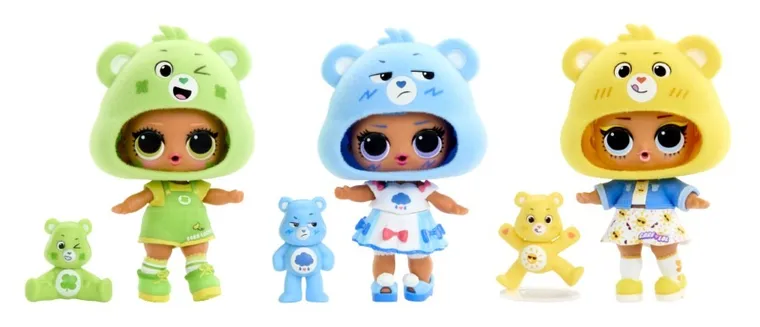 L.O.L. Surprise, Loves Care Bears, bila surpriza cu mini papusa si ursulet, 1 buc.