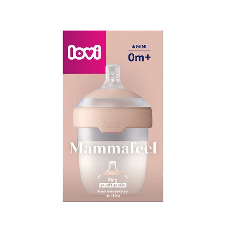 Lovi, Mammafeel, biberon cu tetina anti-colic, 150 ml