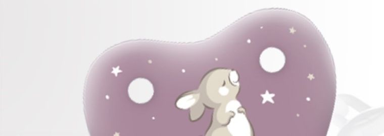 Lovi, Night&Day, lant pentru suzeta, roz