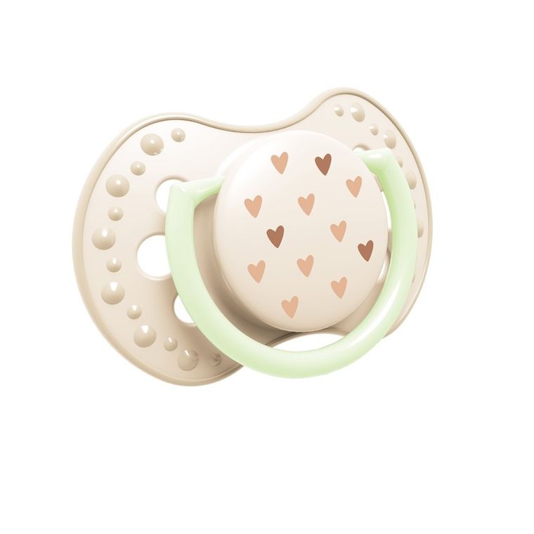 Lovi, Teddy Love, suzeta din silicon, dinamica, 0-6 luni, 2 buc.