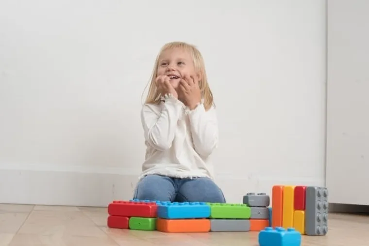 Marioinex, Junior, set de constructie, blocuri XL cu ferestre si usi, 90 piese