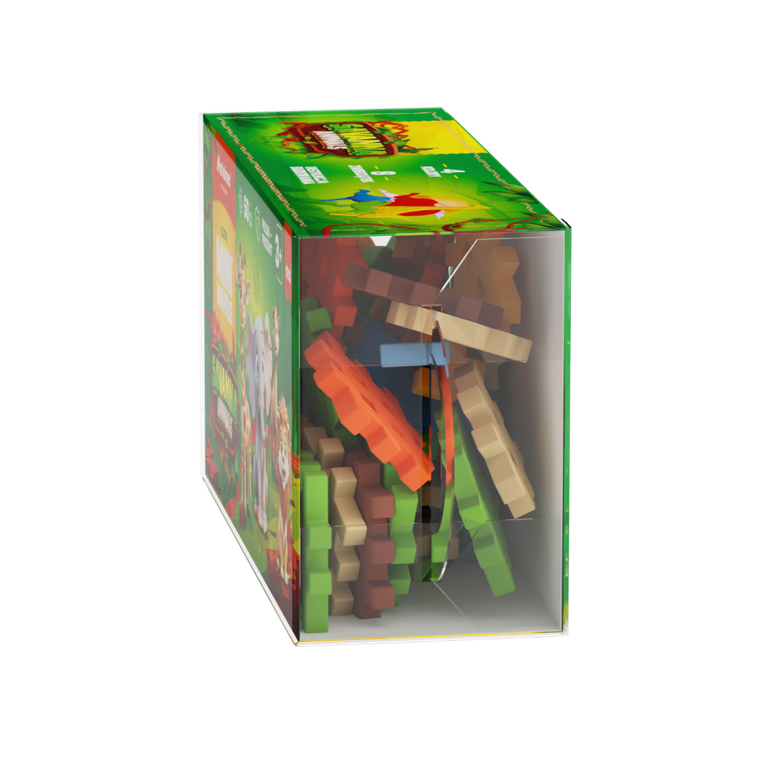 Marioinex, Mini Waffle, Animals Savanna, set de constructie, 50 piese