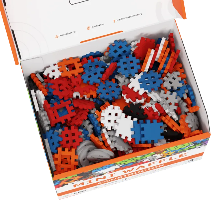 Marioinex, Mini Waffle, Constructor, set de constructie, 500 piese