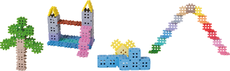 Marioinex, Mini Waffle, Pastel, set de constructie, 300 piese