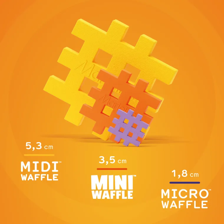 Marioinex, Mini Waffle, set de constructie, 70 piese