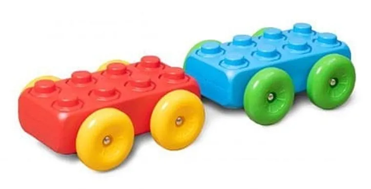 Marioinex, set de constructie, caramizi cu roti, blocuri XXL, 30 piese