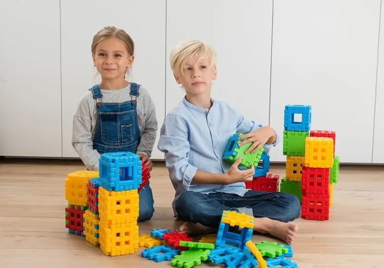 Marioinex, Waffle, set de constructie, 24 piese