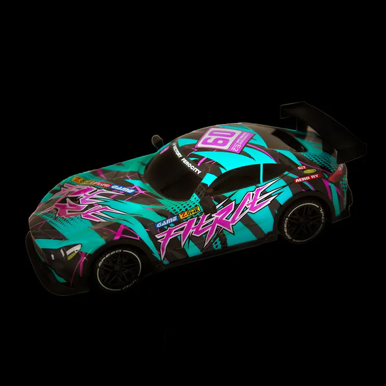 Masinuta de curse, vehicul cu telecomanda si lumini