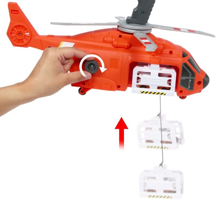 Matchbox, Rescue helicopter, set de joaca, scara 1:64