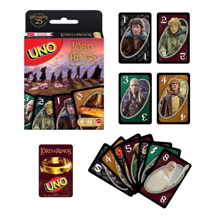 Mattel, UNO Lord of the Rings, joc de carti