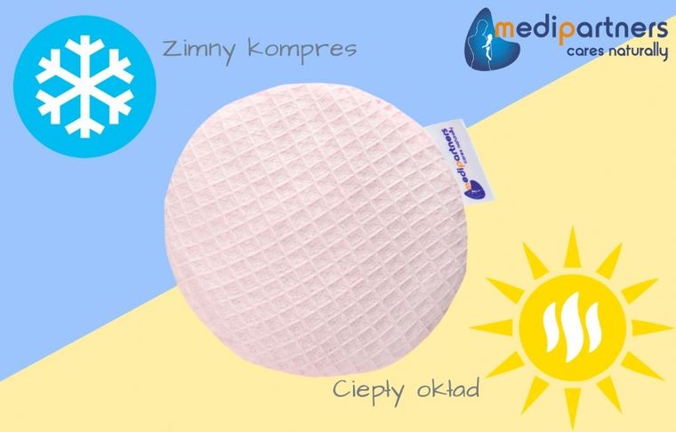 Medi Partners, perna termica mica cu samburi de visine, roz deschis