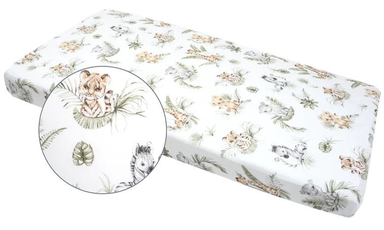 Medi Partners, Safari, cearceaf cu elastic, 120-60 cm