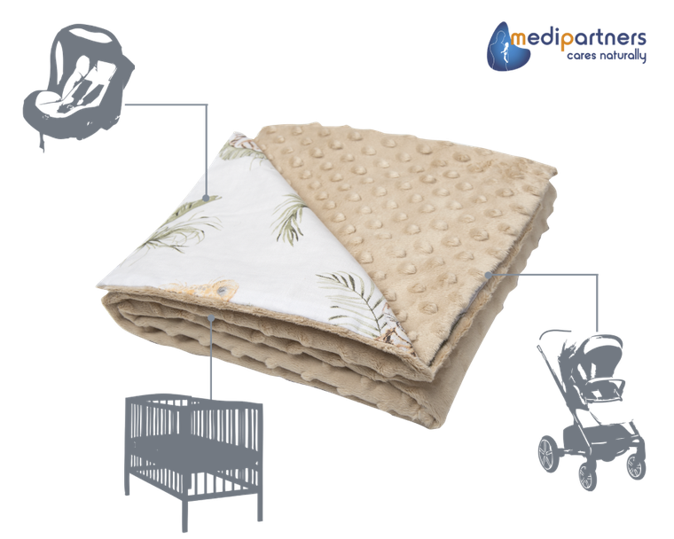 Medi Partners, Safari, patura, minky, 75-100 cm