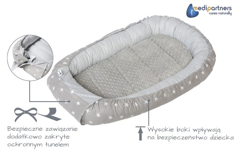 Medi Partners, Stars, babynest, gri