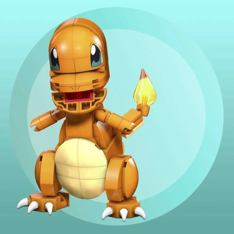 MEGA Pokemon, Charmander de construit, piese, 180 elemente