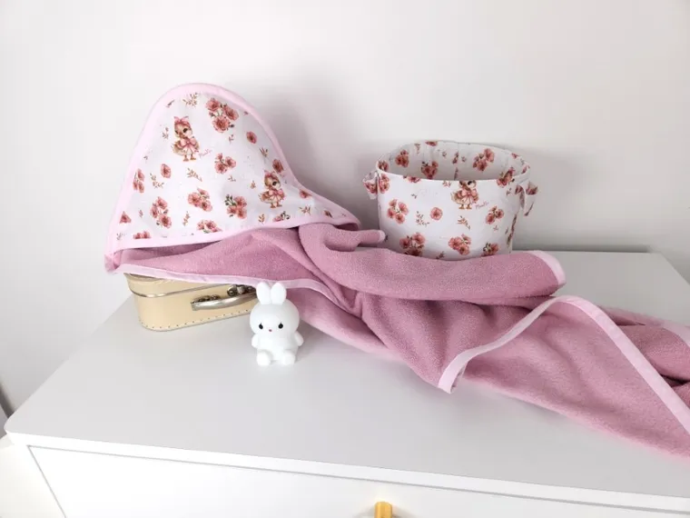 MimiNu, Ratuci, halat de baie, termofrotte, roz