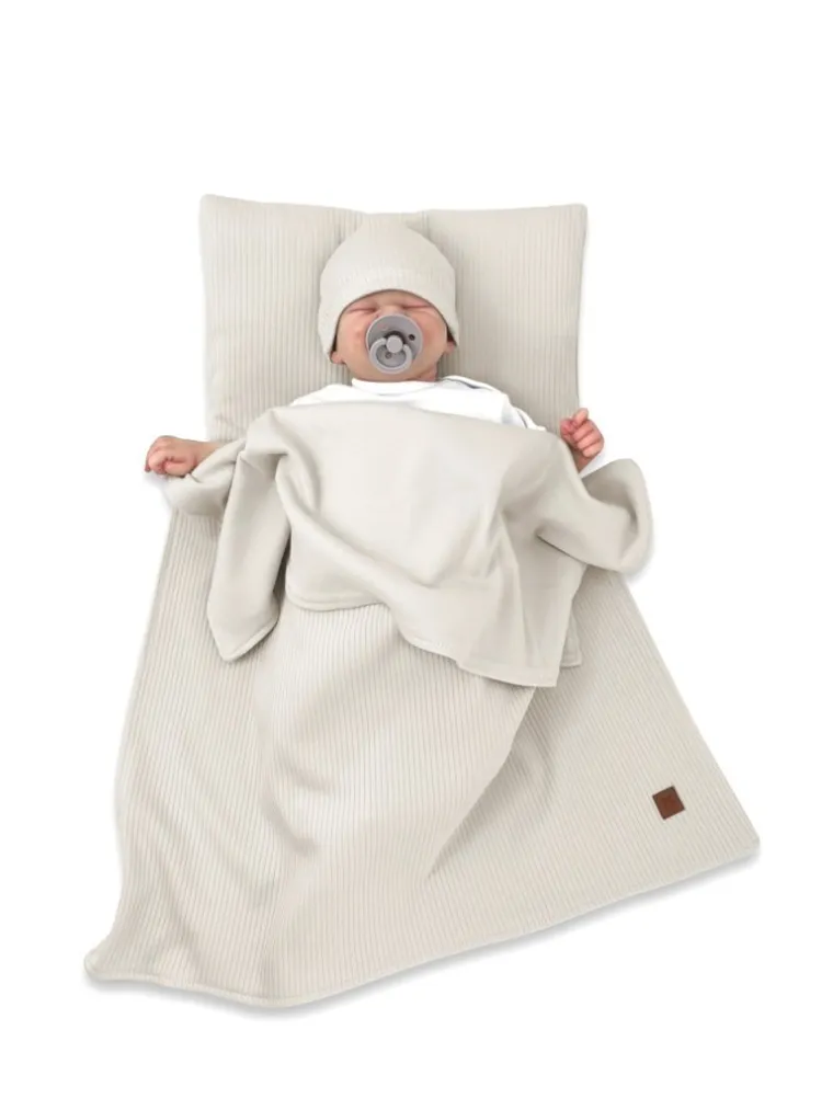 MimiNu, Soft, patura, bej, 75-100 cm, 0-6 ani